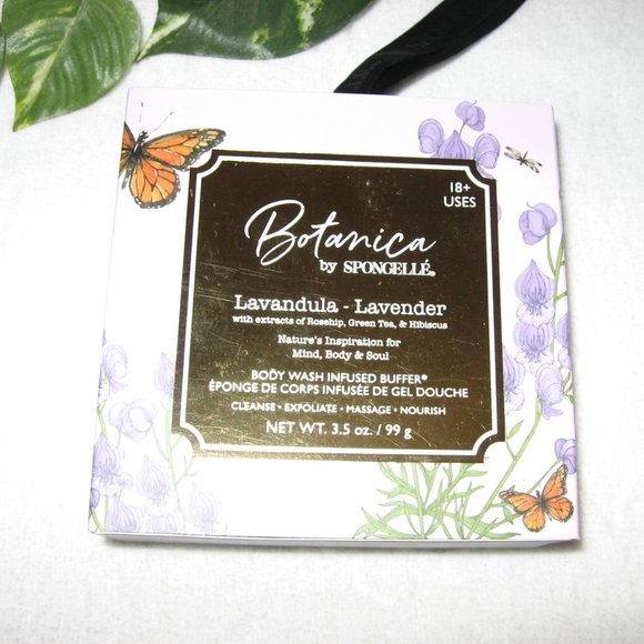 Botanica By Spongelle Lavender Body Wash Infused Buffer Sealed NIB - Picture 2 of 5